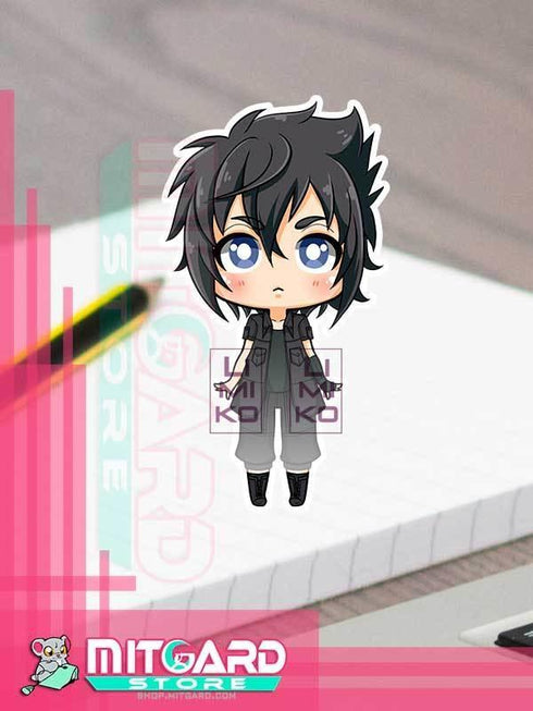 FINAL FANTASY XV Noctis Lucis Sticker vinil adhesive anime by Limiko’s Art - 1